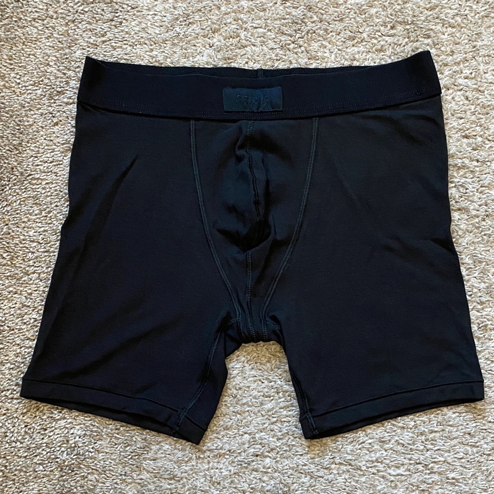 SKIMS Men's Classic Black Boxer Briefs NWOT